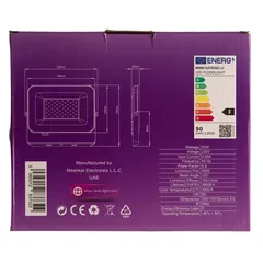 Levin ECO Flood Light (50 W, 3000 K, Clear Glass)