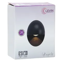 Levin Deco LED IP65 Wall Light, 18BB3W