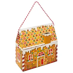 Atmosphera Festive Gingerbread Box Bag (25 x 12 x 25 cm)