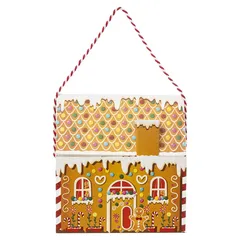 Atmosphera Festive Gingerbread Box Bag (25 x 12 x 25 cm)