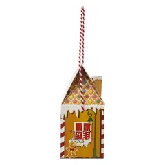 Atmosphera Festive Gingerbread Box Bag (25 x 12 x 25 cm)