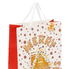 Atmosphera Gingerbread Gift Bag (Large)