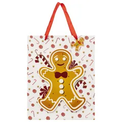 Atmosphera Gingerbread Gift Bag (Medium)