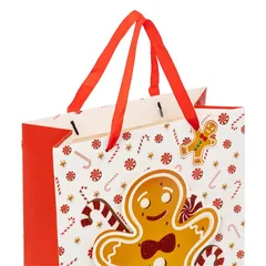 Atmosphera Gingerbread Gift Bag (Medium)