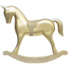 Atmosphera Wood Rocking Horse (32 x 6.5 x 35 cm)