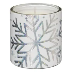 Atmosphera Printed Scented Candle (White, 45 g, 3 Pc.)