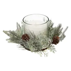 Atmosphera Center Table Candle (210 g, White, Small)