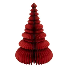 Atmosphera Paper Festive Tree (Red, 60 x 60 x 90 cm)