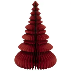 Atmosphera Paper Festive Tree (Red, 60 x 60 x 90 cm)