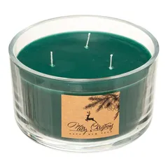 Atmosphera Traditional Paraffin Decorative Lid Candle (380 g, Assorted Colors)