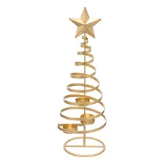 Atmosphera Tree Candle Holder (40.5 cm, Gold)