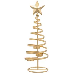 Atmosphera Tree Candle Holder (40.5 cm, Gold)