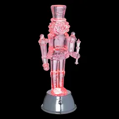 Atmosphera Nutcracker Light-up Decor (5 x 14.5 cm, Transparent)