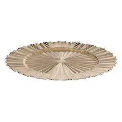 Atmosphera Art Deco Presentation Plate (33 cm, Gold)