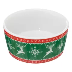 Atmosphera Christmas Pattern Bamboo Aperitif Set (3 Pc.)