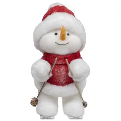 Atmosphera Bear Snowman on Skis Decor (Assorted Designs, 37 cm)