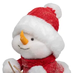 Atmosphera Bear Snowman on Skis Decor (Assorted Designs, 37 cm)