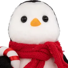 Atmosphera Penguin with Candy Cane Decor (19 cm)