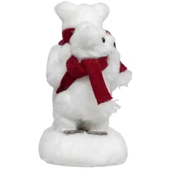 Atmosphera Bears on Ski with Scarf Decor (23 cm)