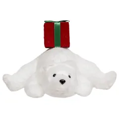 Atmosphera Lying Bear with Gift Decor (38 cm)