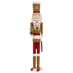 Atmosphera Gingerbread Wood Nutcracker Decor (60 cm)