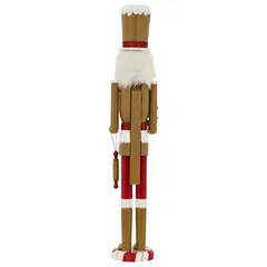 Atmosphera Gingerbread Wood Nutcracker Decor (60 cm)