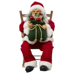 Atmosphera Santa Halpa on Chair Decorative Plush  (40 cm)