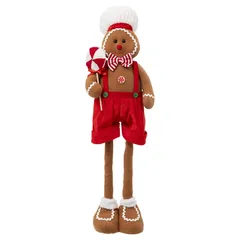 Atmosphera Extendable Gingerbread Man Decorative Plush (85 cm)