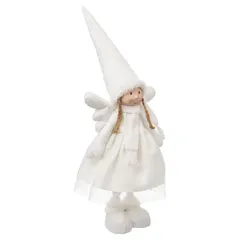 Atmosphera Extendable White Angel Decorative Plush (110 cm)