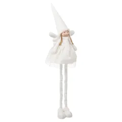 Atmosphera Extendable White Angel Decorative Plush (110 cm)