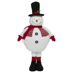 Atmosphera Extendable Snowman Decorative Plush (110 cm)