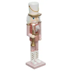 Atmosphera Pink Wood Nutcracker Decor (38 cm)