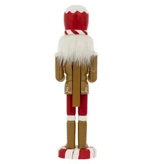 Atmosphera Gingerbread Wood Nutcracker Decor (25 cm)