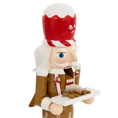 Atmosphera Gingerbread Wood Nutcracker Decor (25 cm)