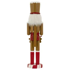 Atmosphera Gingerbread Wood Nutcracker Decor (38 cm)