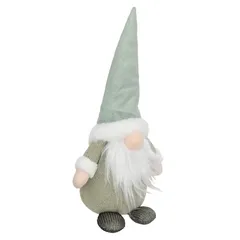 Atmosphera Green Gnome with White Beard Decorative Plush (36 cm)