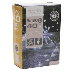 Atmosphera Battery-Operated 40 LED String Light (4 m, Cool White)