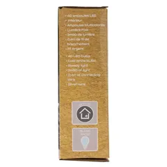 Atmosphera Battery-Operated 40 LED String Light (4 m, Cool White)