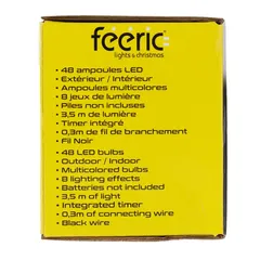 Atmosphera Battery-Operated 48 LED Outdoor String Light (3.5 m, Multicolor)