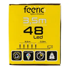 Atmosphera Battery-Operated 48 LED Outdoor String Light (3.5 m, Multicolor)