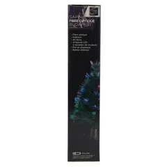 Atmosphera Budapest Battery-Operated 3 LED Optic Fiber Light-Up Tree (45 cm, Multicolor)