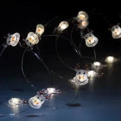 Atmosphera Battery-Operated 20 LED String Light (1.9 m, Multicolor, Assorted Designs)