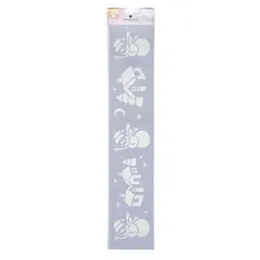 Atmosphera Xmas Stencil Banner (Assorted design, 60 x 12 cm)