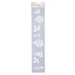 Atmosphera Xmas Stencil Banner (Assorted design, 60 x 12 cm)