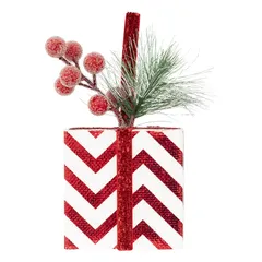 Atmosphera Polystyrene Berry Branches Present Festive Decor (8 x 8 x 12 cm)