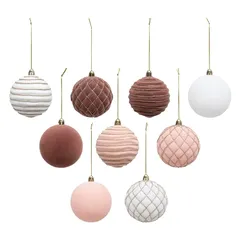 Atmosphera Glitter Polystyrene Buable (9 Pc.)