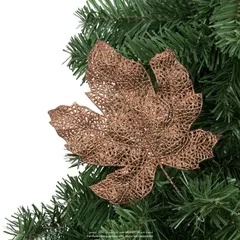 Atmosphera Steel Ornament Brown Maple Tree Decor Set (Golden Brown, 3. Pc.)