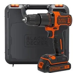 Black+Decker Cordless Compact 2-Gear Hammer Drill Kit (18 V)