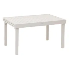 Hesperide Piazza Extendable Aluminum Dining Table (135 x 90 x 75.5 cm, Clay)