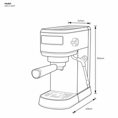 Electrolux UltimateTaste 500 Espresso Coffee Maker, E5EC1-50ST (1 L; 1350 W)